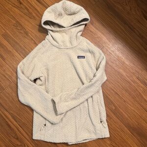 Patagonia Cream Textured Fleece Pullover